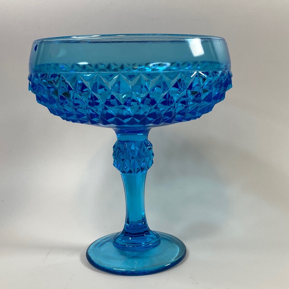 Vintage Indiana Diamond Point Compote